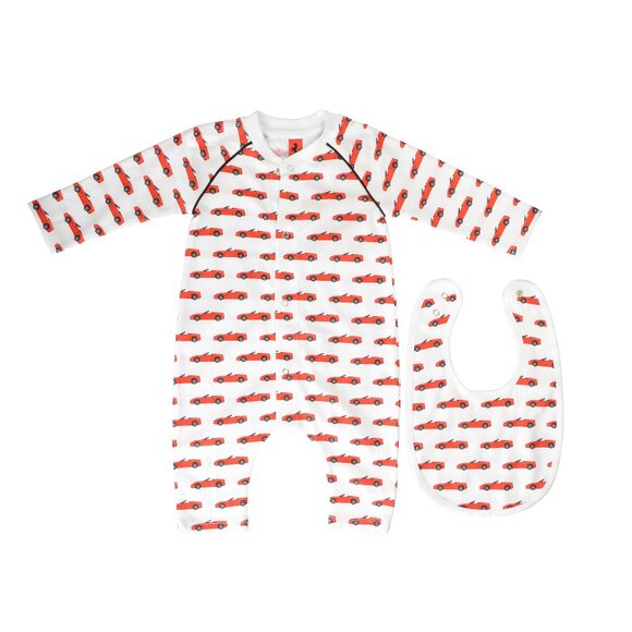 Scuderia Ferrari Pittoriale 100% Cotton Baby Infant Set - Picture 1 of 4